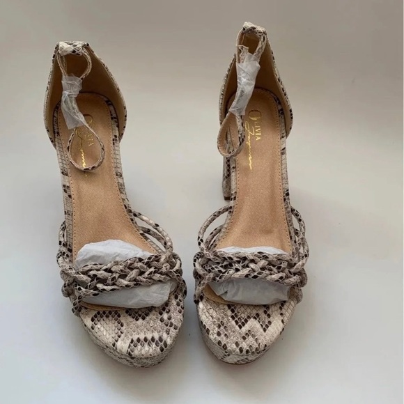 Snake Knotted Platform Heel - 7.5 - Picture 3 of 6